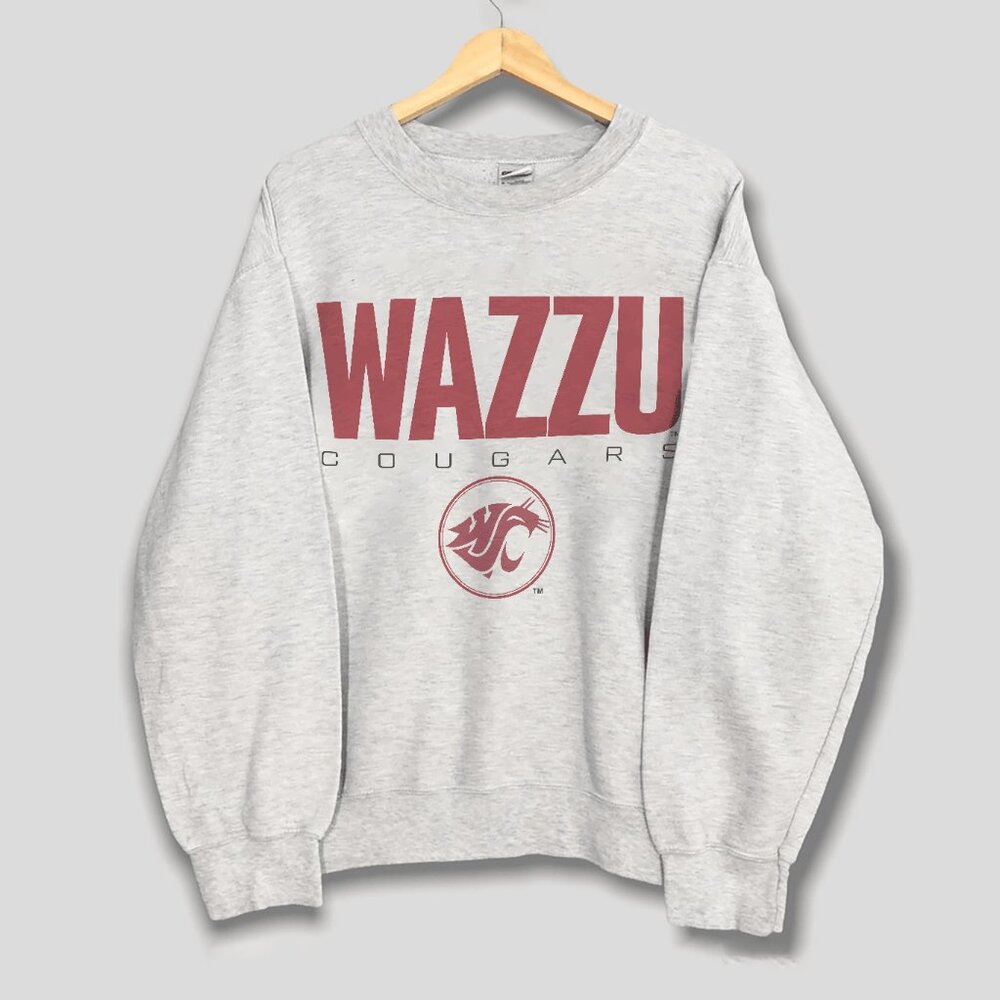 Vintage Washington State Cougars Crewneck Sweatshirt Washington State University